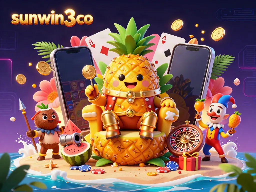 Experience thrilling gameplay at sunwin3 co with vibrant casino characters and engaging game elements.